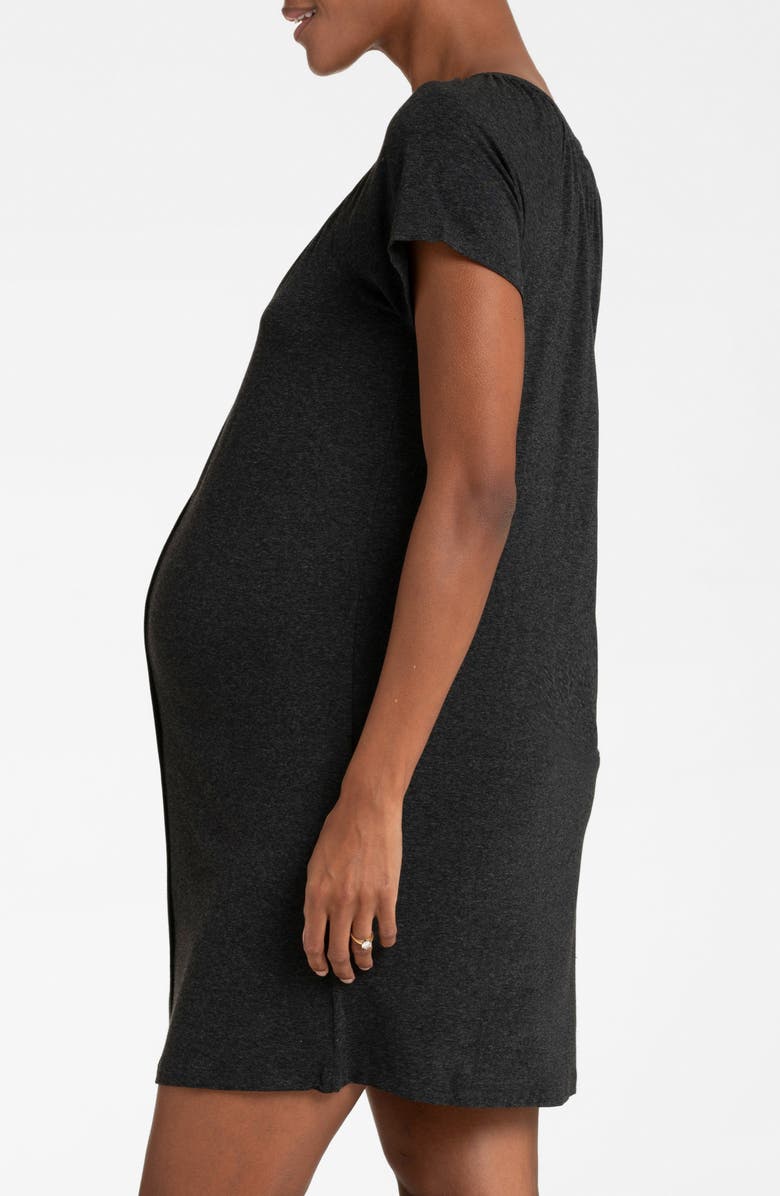 Seraphine Hospital Bag 4-Piece Maternity/Nursing Sleep Set, Alternate, color, 