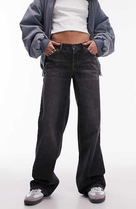 Topshop Ember Low Rise Wide Leg Jeans