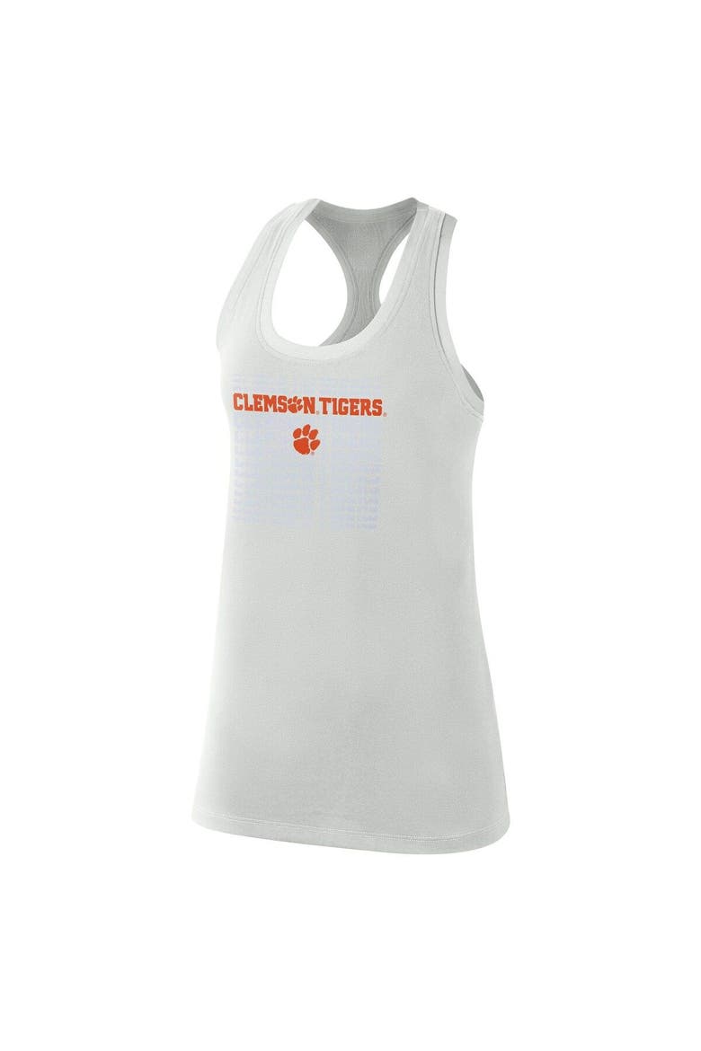 Women's Nike  Gray Clemson Tigers Game Time Tank Top, Alternate, color, Gray