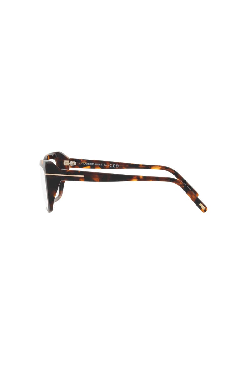 55mm Rectangle optical glasses, Alternate, color, Tortoise