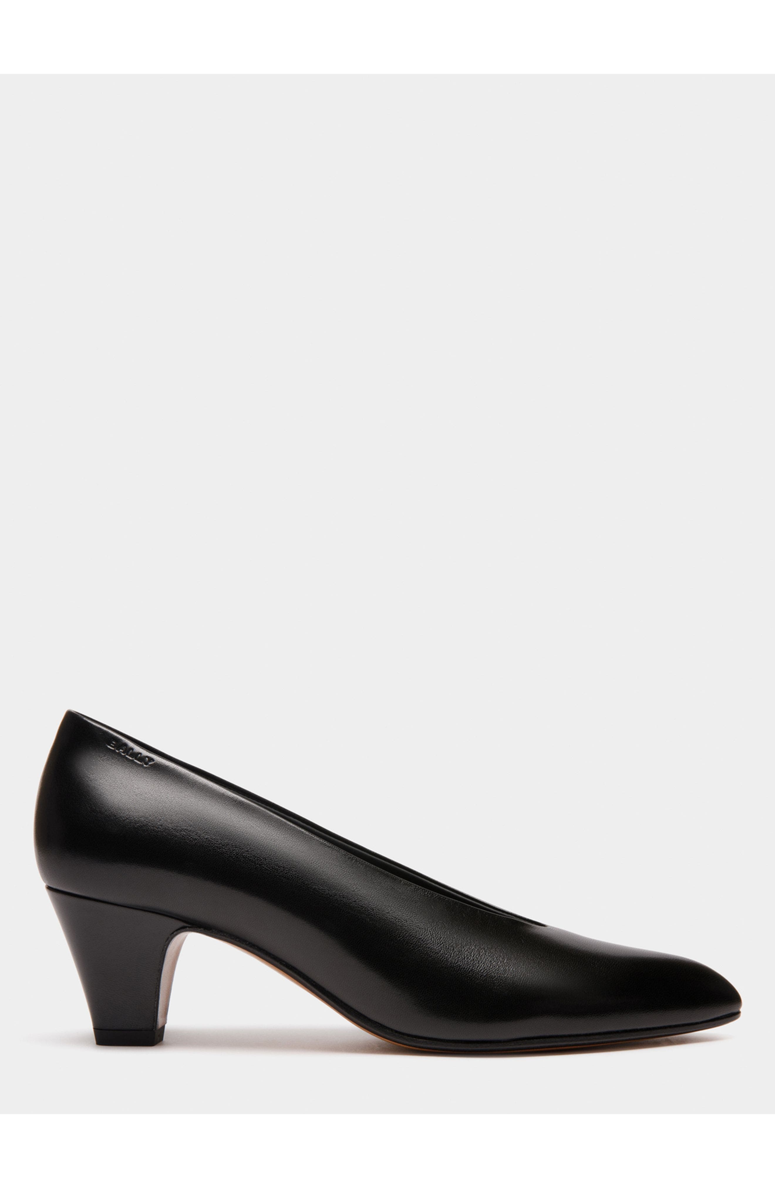 Bally Alva Pump in Leather, Main, color, Black