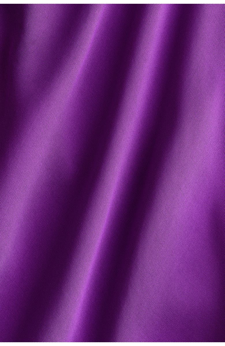 H&M Cowl-neck satin dress, Alternate, color, Purple