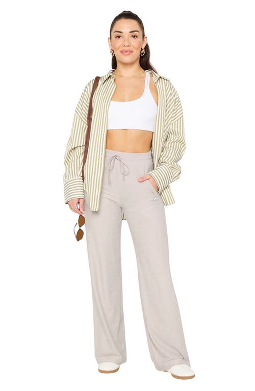 Fabletics Cloud Jersey Wide Leg Pant In Gray