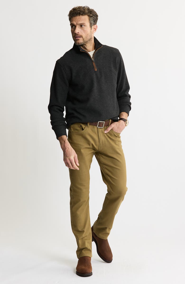 JACHS Quarter Zip Fleece Pullover, Alternate, color, Black