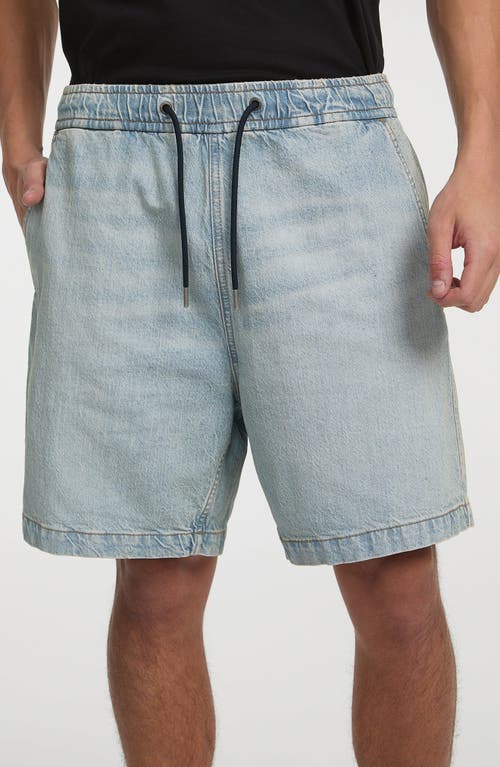 Guess Jeans Denim Drawstring Shorts In Gal1