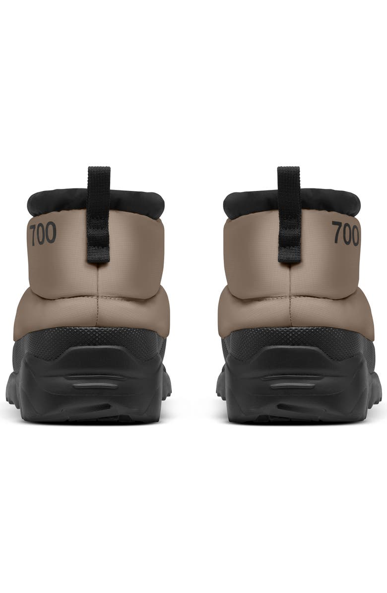 The North Face Nuptse Traction Waterproof Chukka, Alternate, color, Mushroom Grey/ Tnf Black