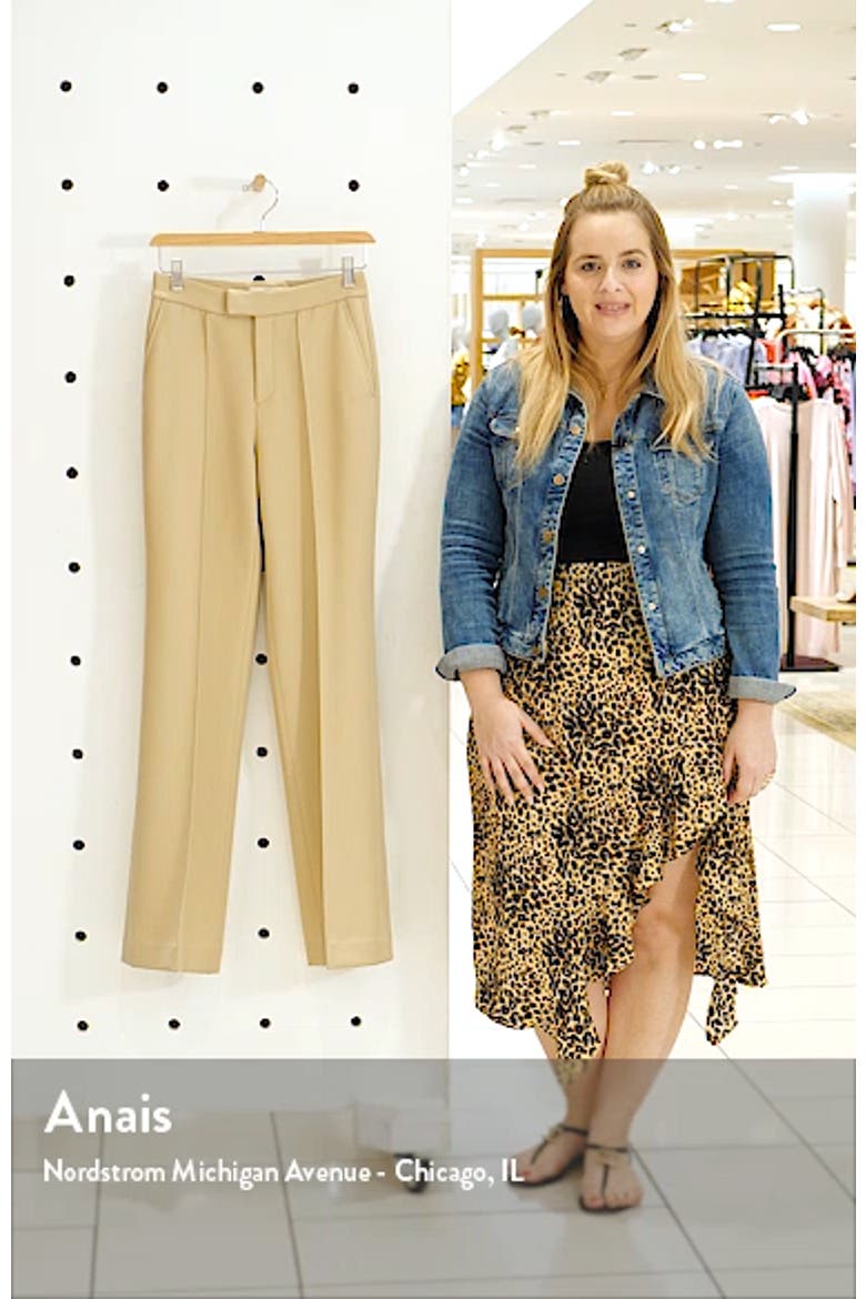 Ally Pintuck Seam Wool Trousers video
