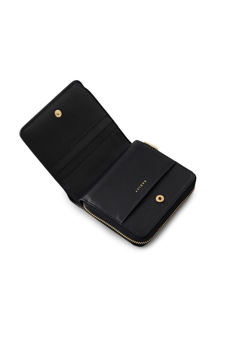 Dukes Place - Quilt Medium Zip Around Wallet, Alternate, color, Black