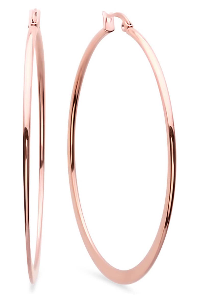 Slim Hoop Earrings, Main, color, GOLD