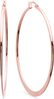 STEELTIME Slim Hoop Earrings