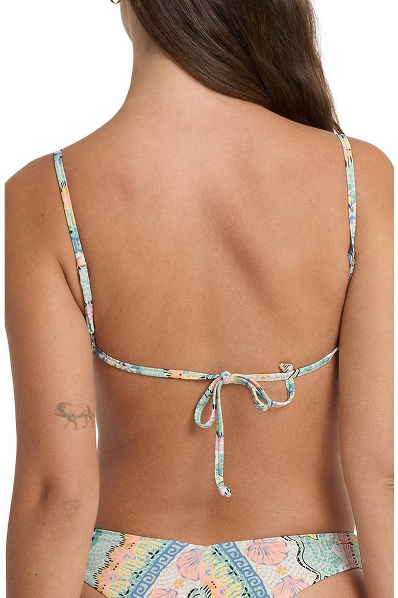 Tide Pool Triangle Bikini Top, Alternate, color, LIGHT BLUE MULTI