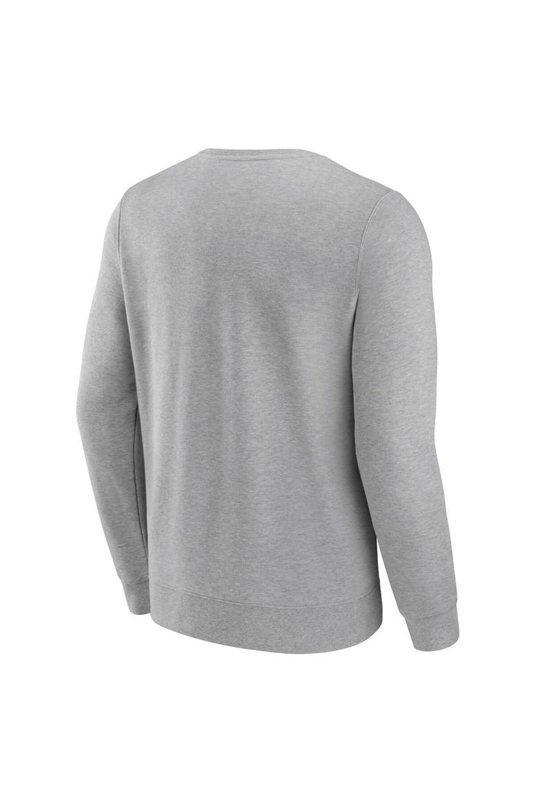 Men's Fanatics Branded Heather Gray Washington Commanders Playability Pullover Sweatshirt, Alternate, color, Heather Gray