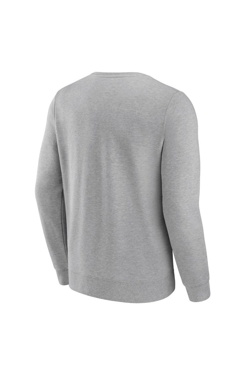 FANATICS Men's Fanatics Branded Heather Gray Washington Commanders Playability Pullover Sweatshirt, Alternate, color, Heather Gray