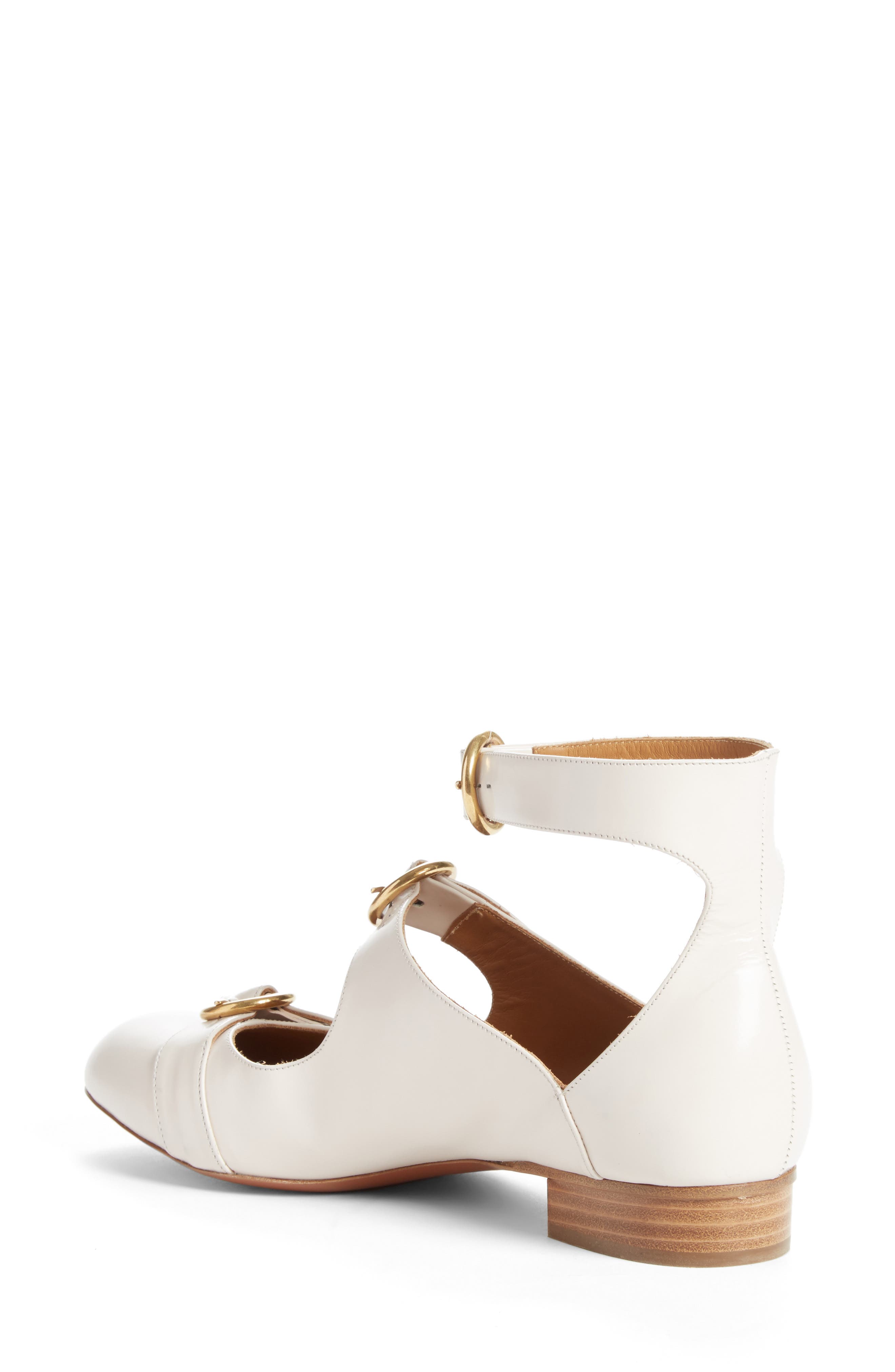 Chloé Buckle Ballerina Flat, Main, color, 