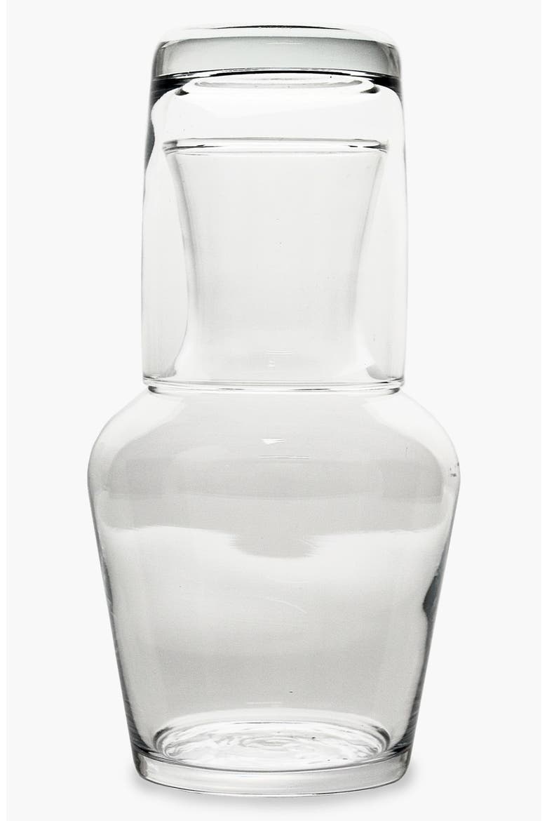 Monogram Bedside Water Carafe Set, Main, color, BLANK