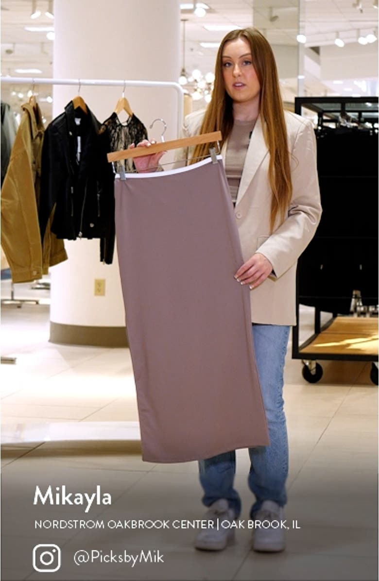 Nadia Side Slit Maxi Skirt, sales video thumbnail