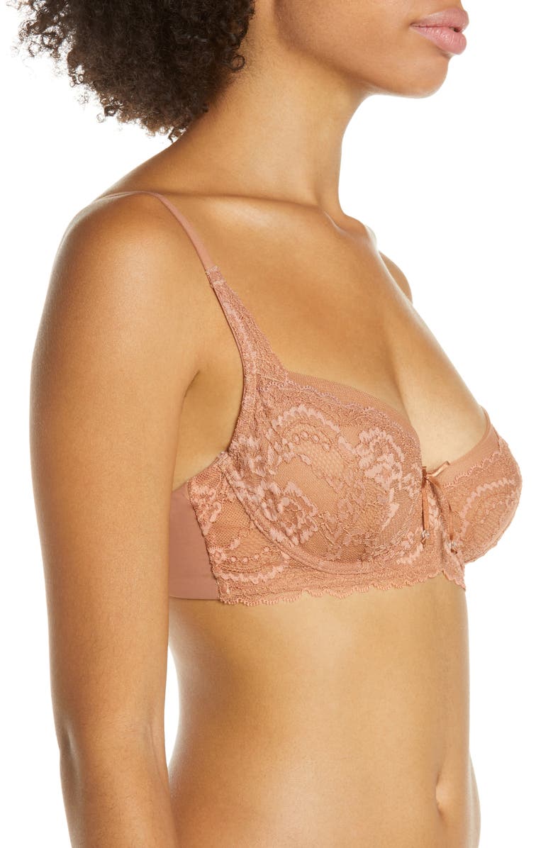 Skarlett Blue Minx Underwire Balconette Bra, Alternate, color, Gleam