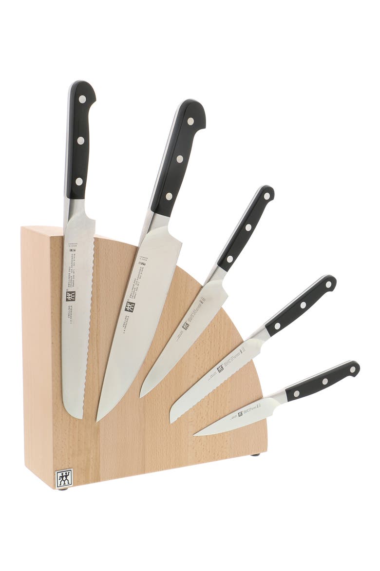 Rounded Magnetic Beechwood Knife Block, Alternate, color, NATURAL BEECHWOOD