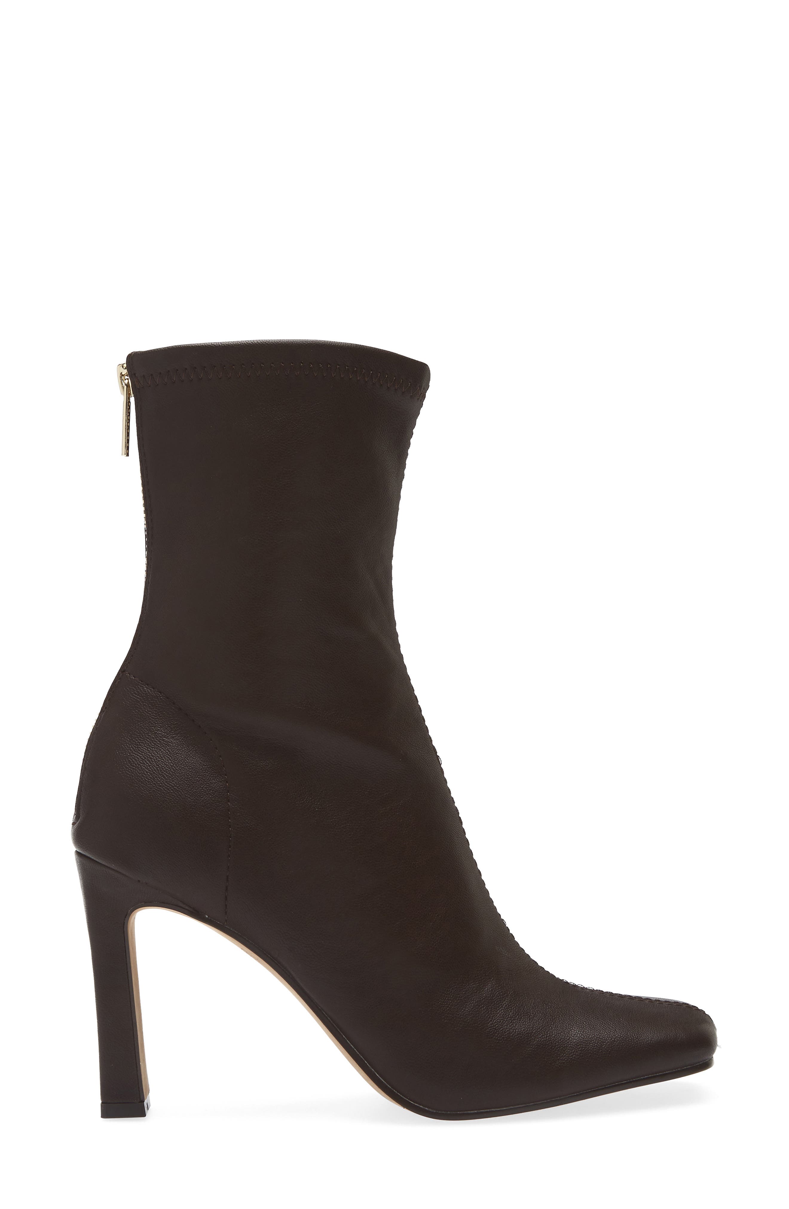 Steve Madden Khelan Square Toe Bootie, Alternate, color, Brown