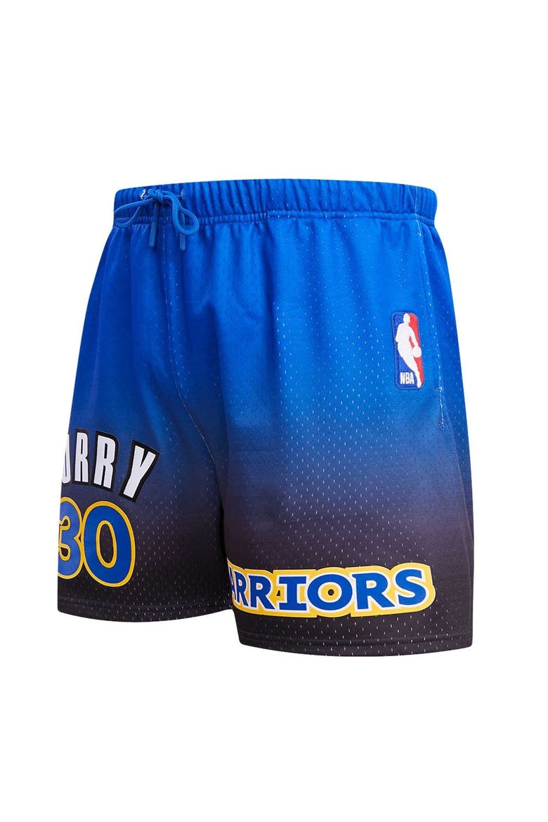 Men's Pro Standard Stephen Curry Royal/Black Golden State Warriors Ombre Name & Number Shorts, Alternate, color, Royal