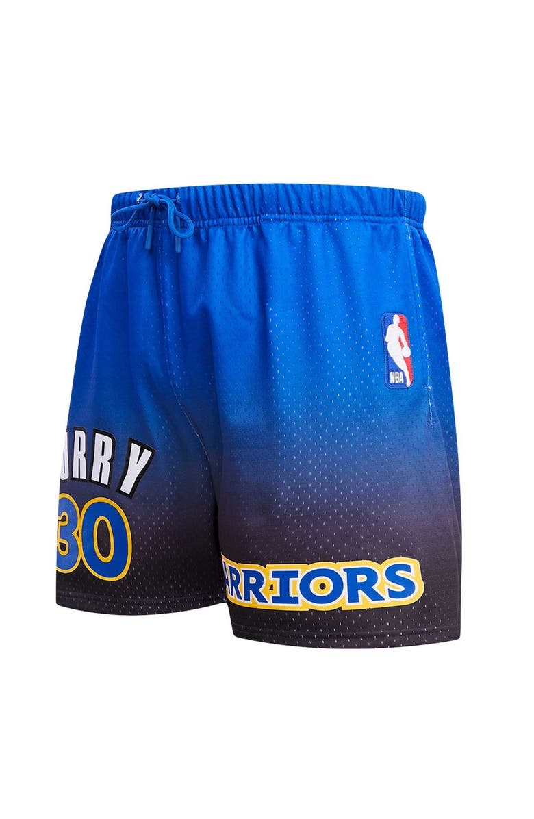 PRO STANDARD Men's Pro Standard Stephen Curry Royal/Black Golden State Warriors Ombre Name & Number Shorts, Alternate, color, Royal