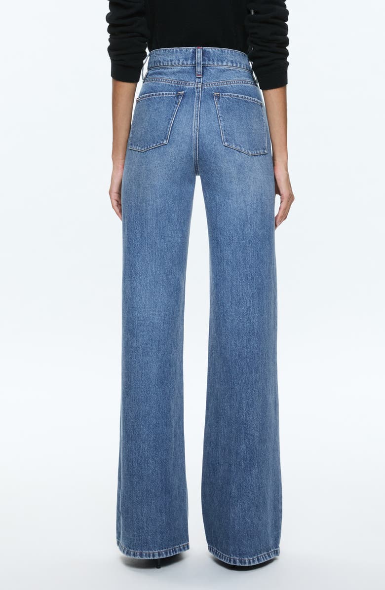 Alice + Olivia Weezy High Waist Wide Leg Jeans (Avery Blue)Weezy Wide Leg Jeans, Alternate, color, Avery Blue