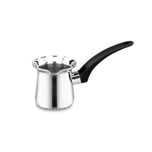 Korkmaz Orbit 8 Ounce Stainless Steel Turkish Coffee Pot In Silver