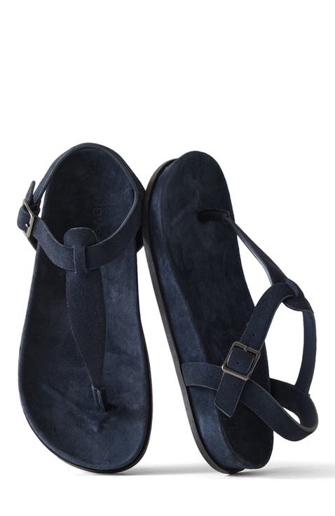Suede Thong Sandals