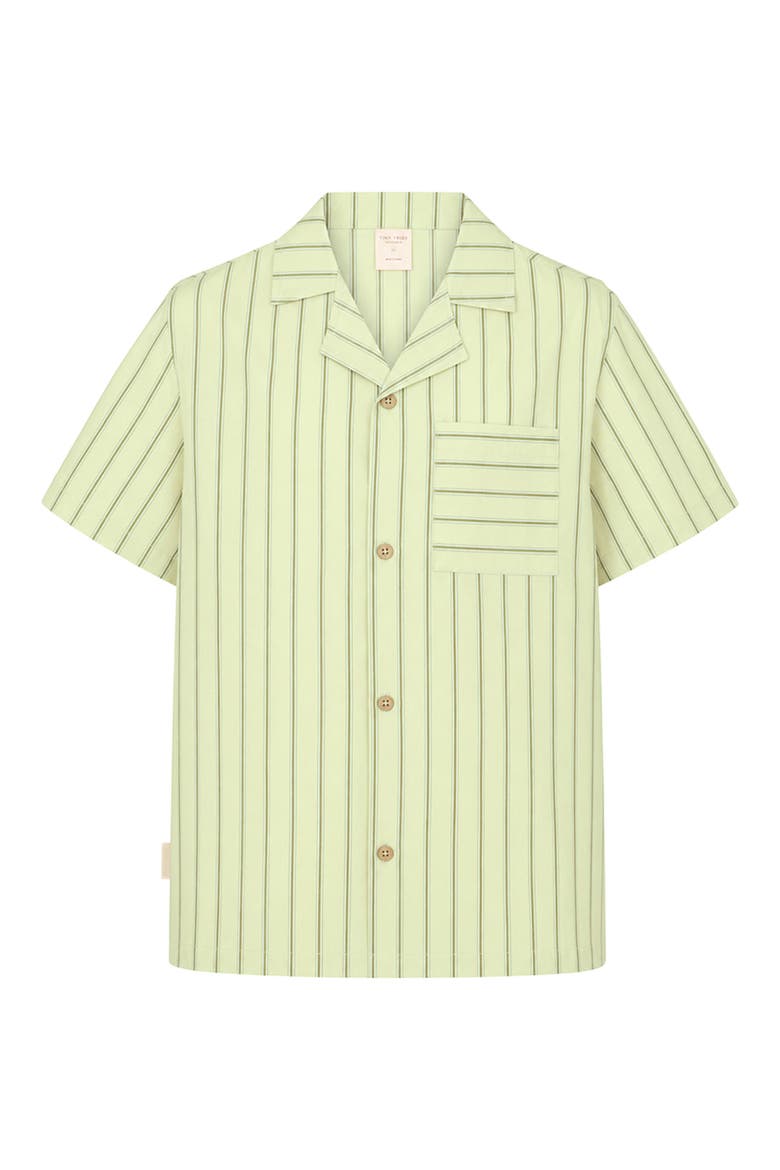 Kids' Stripe Camp Shirt, Main, color, MINT