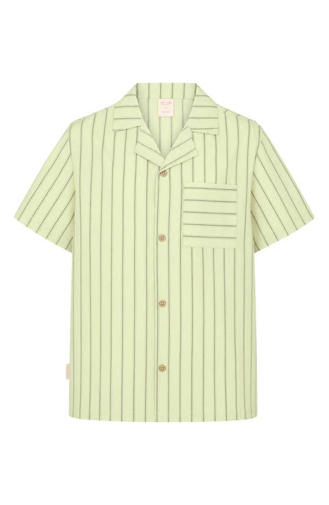 Kids' Stripe Camp Shirt