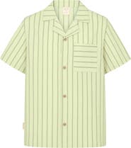TINY TRIBE Kids' Stripe Camp Shirt