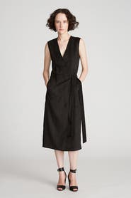 HALSTON Paulina Dress In Ultrasuede