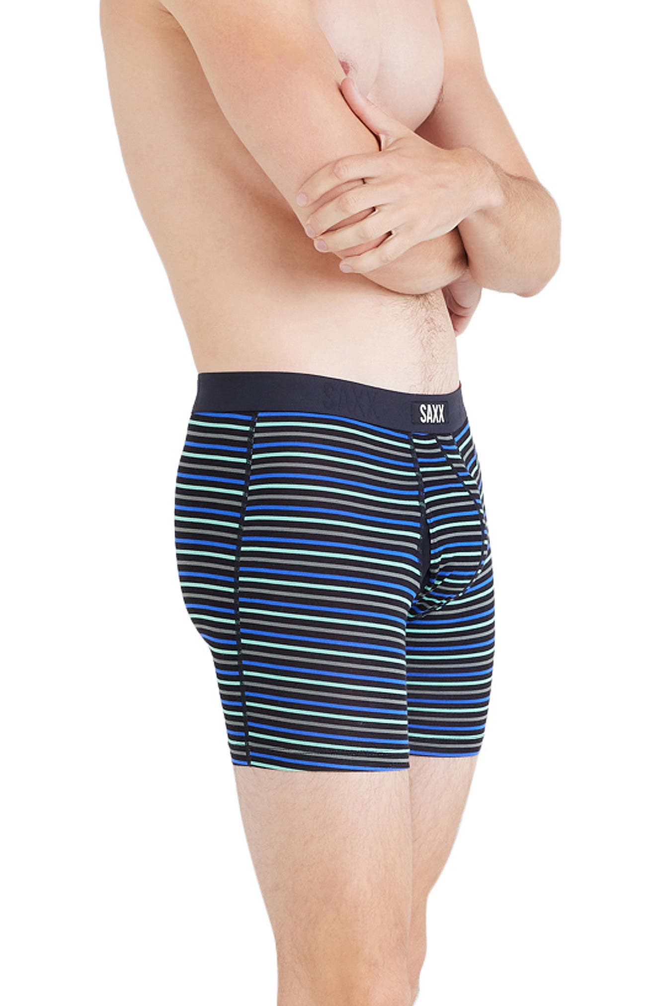 GENTS STRIPE-SPORT BLUE