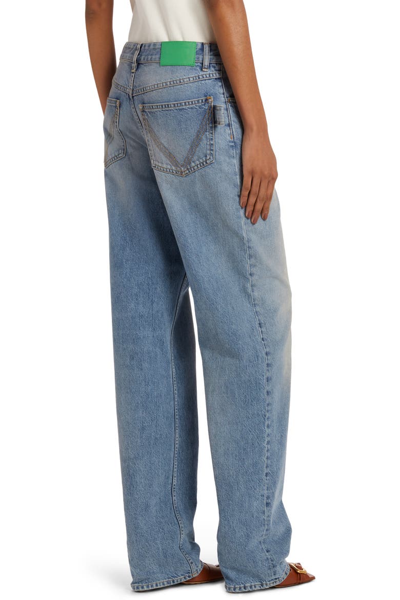 Nonstretch Wide Leg Jeans, Alternate, color, 4715 MID BLUE