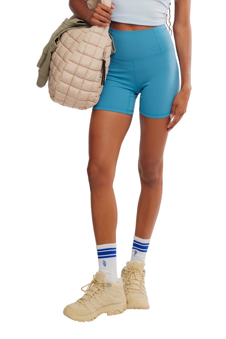 FP Movement Never Better Bike Shorts, Main, color, CELESTRIAL BLUE