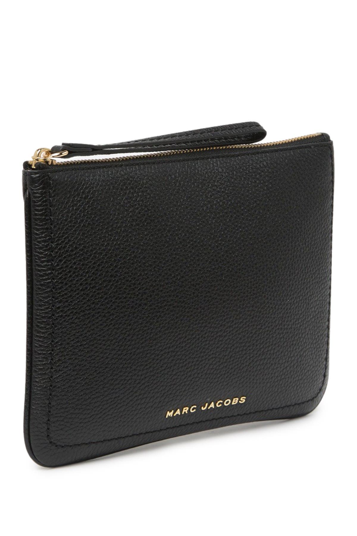 Marc Jacobs The Groove Leather Wristlet Clutch, Alternate, color, 