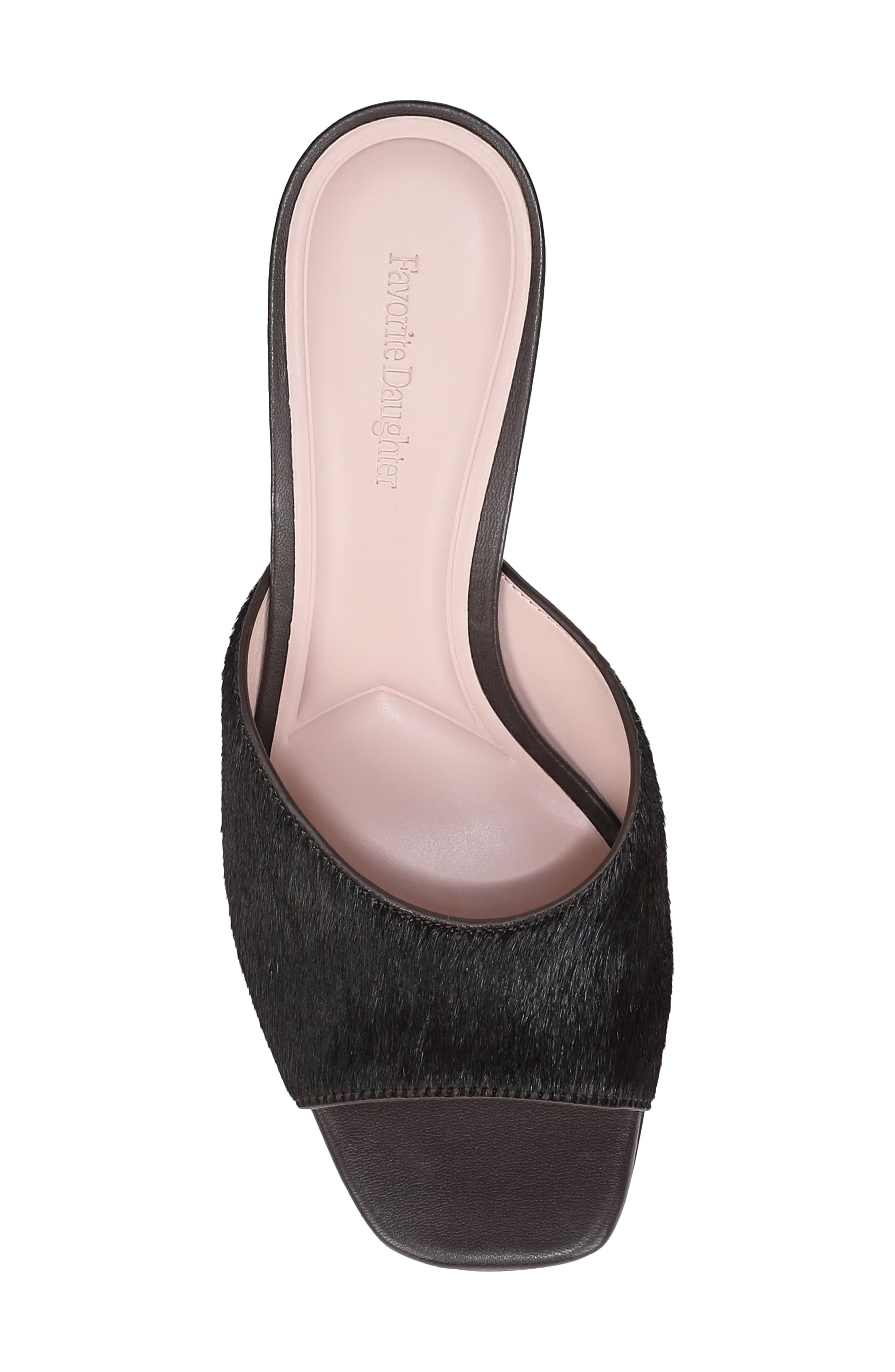 Favorite Daughter Katharine Too Genuine Calf Hair Sandal, Alternate, color, Dark Lipstick