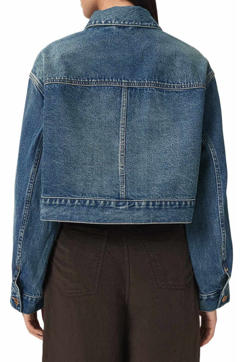 Blink Cropped Jacket, Alternate, color, TINTED INDIGO