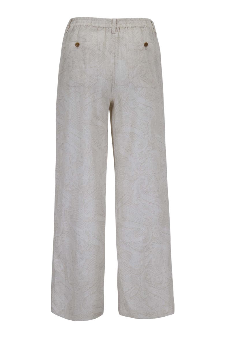 Crochet Paisley Womens Wide-leg Pant, Alternate, color, CROCHET PAISLEY IVORY
