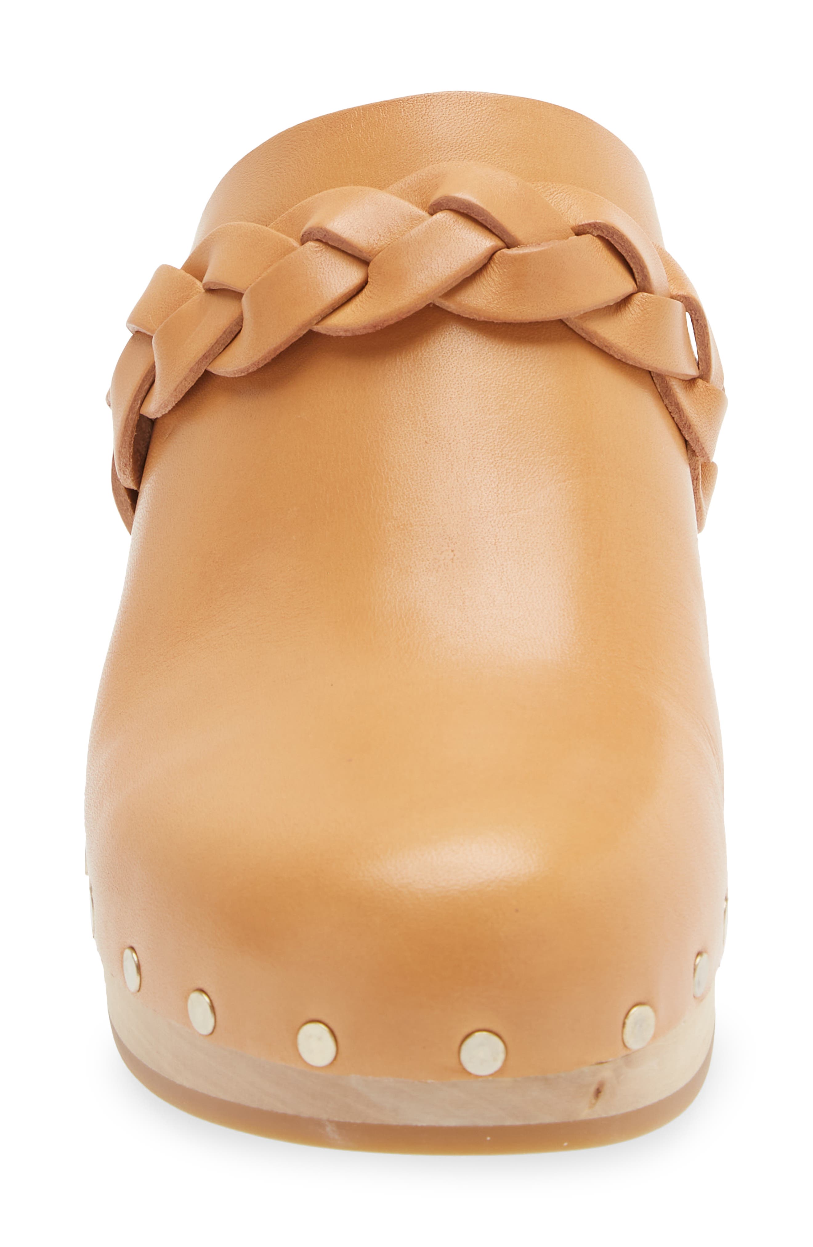 Loeffler Randall Lupa Mid Heel Clog, Alternate, color, Honey