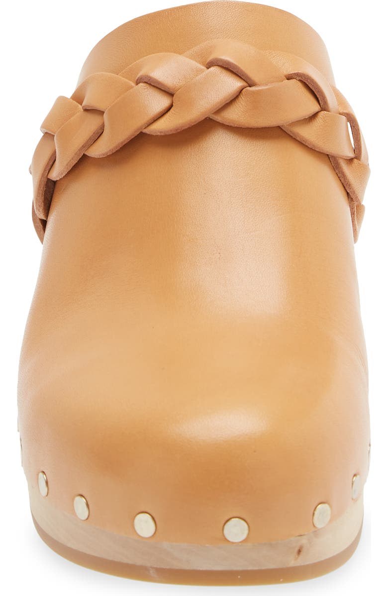 Loeffler Randall Lupa Mid Heel Clog, Alternate, color, Honey