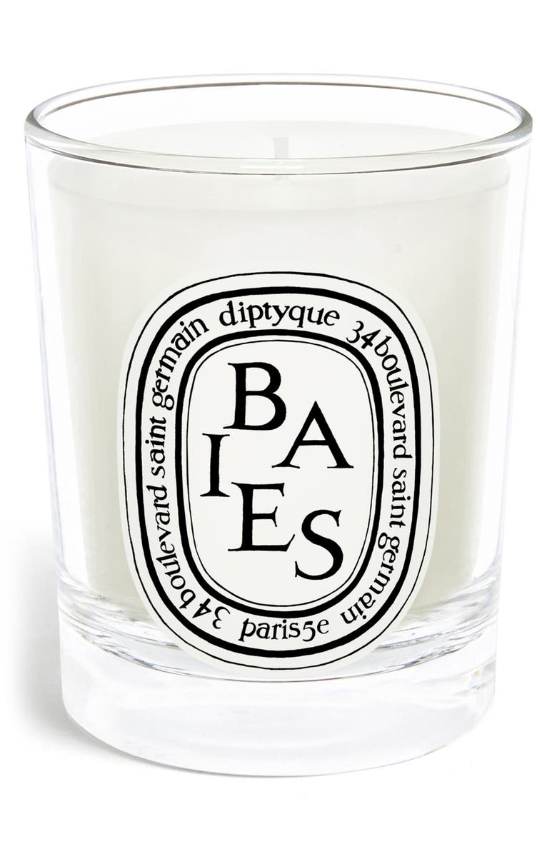 Diptyque Baies (Berries) Scented Candle, Main, color, Clear Vessel