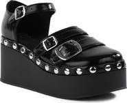 BC Footwear Story of My Life Faux Leather Flatform Sandal