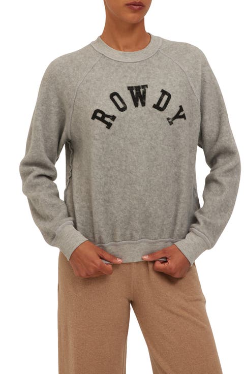 Rowdy Demure Reverse Graphic Sweatshirt