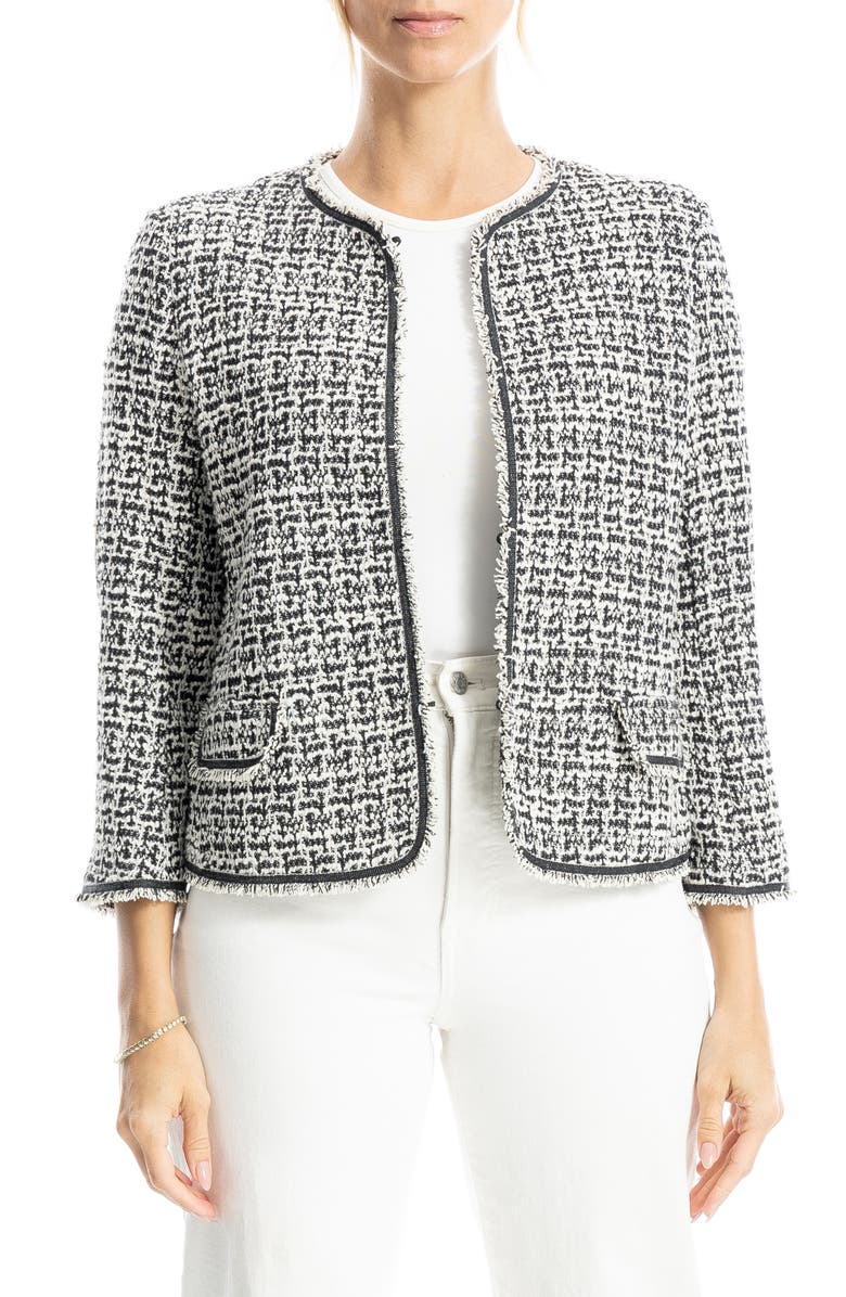 MAX STUDIO Tweed Jacket, Alternate, color, 