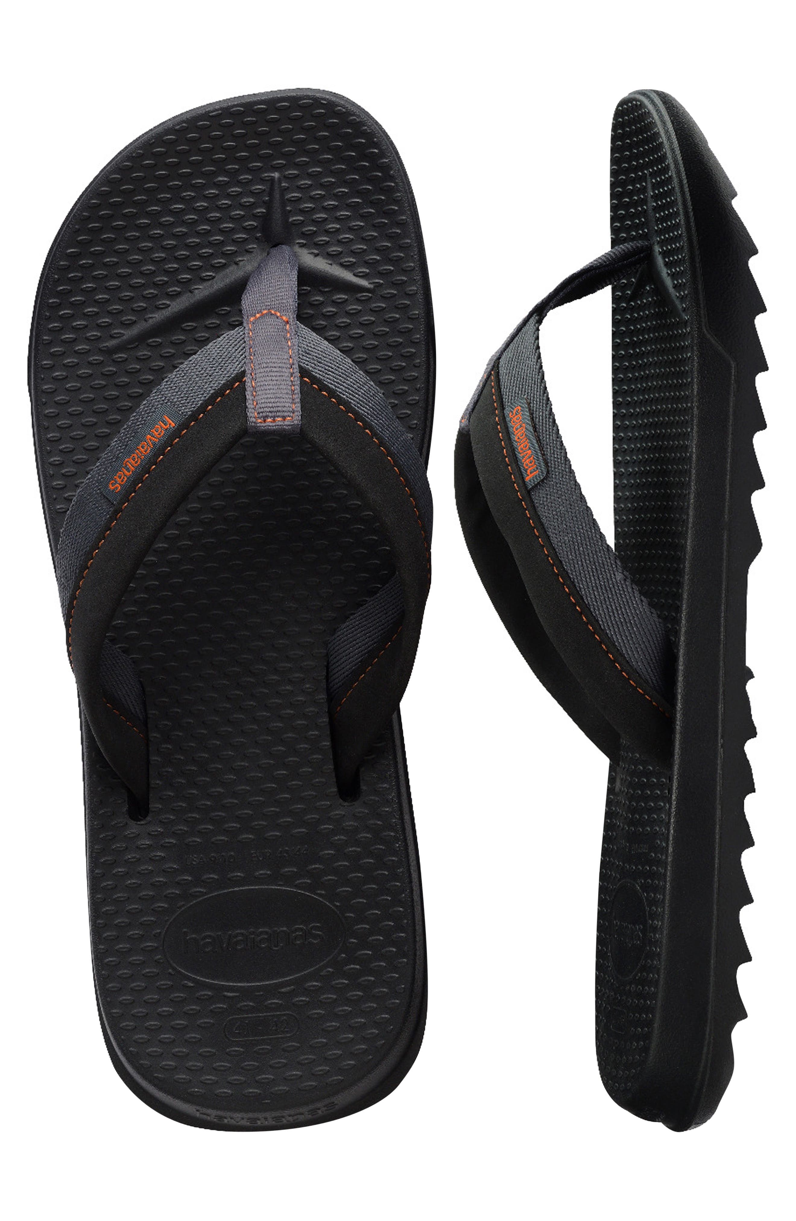 Track Plus Flip Flop, Alternate, color, GRAPHITE/ GRAPHITE BLACK