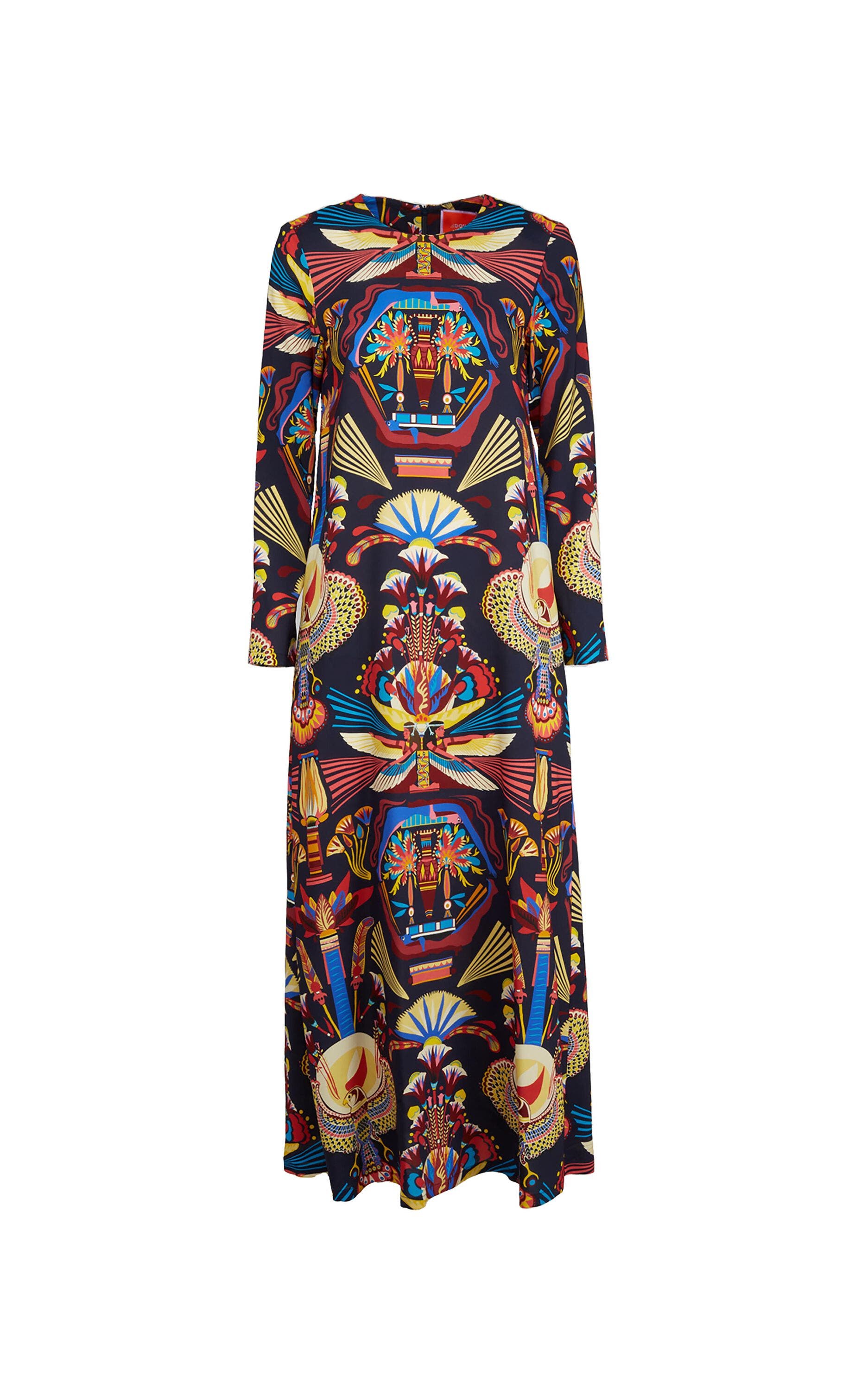 Long Sleeve Swing Dress Nephthys Navy - image 2