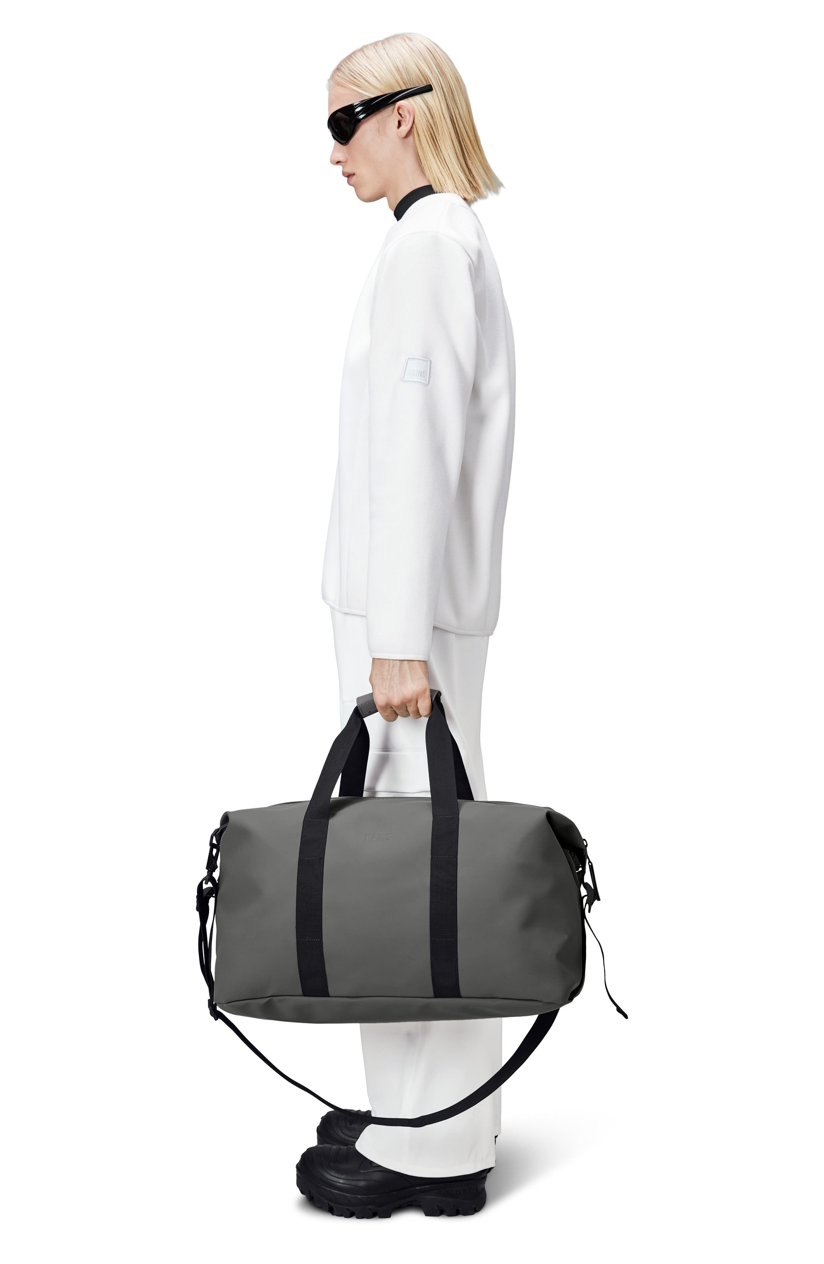 Rains Hilo Waterproof Weekend Bag, Alternate, color, Grey