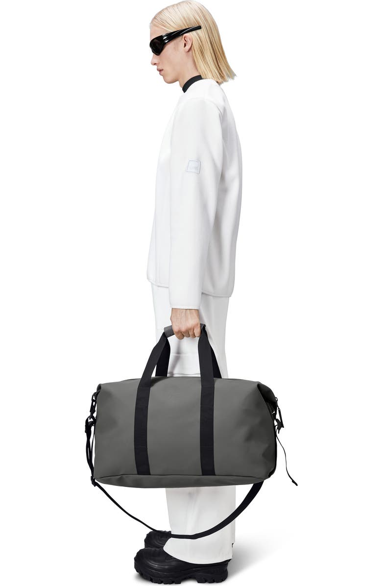 Rains Hilo Waterproof Weekend Bag, Alternate, color, Grey