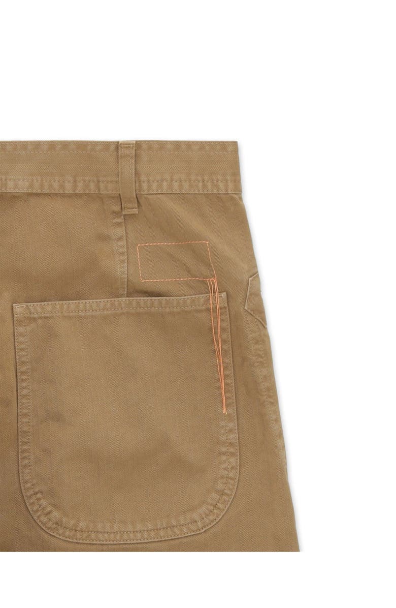Fortela Herringbone Cotton Trousers, Alternate, color, Light Brown